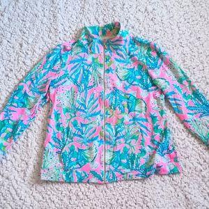XL Lilly Pulitzer zip up popover
